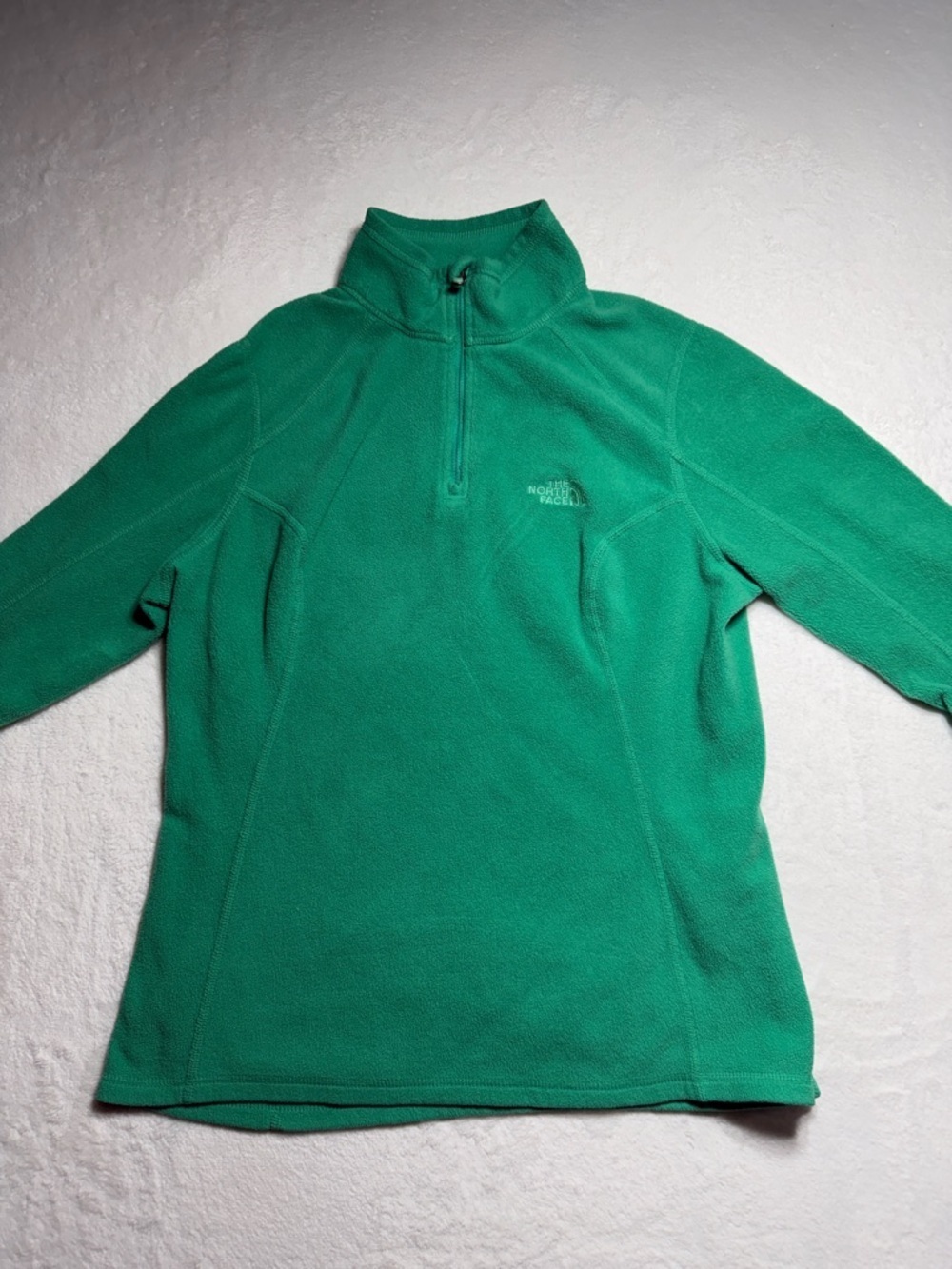 The North Face Teal-Green Half-Zip Fleece Pullover